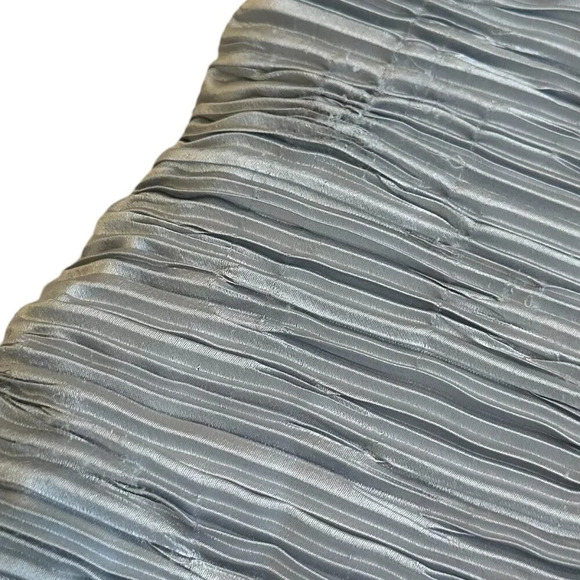 Ricki Lang For Nuit Vintage 1970s Lace Sheer Dress Pleated Size Large Women's - Picture 4 of 15